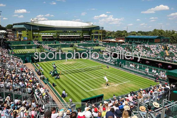 Outside Courts view All England Club Wimbledon 2023