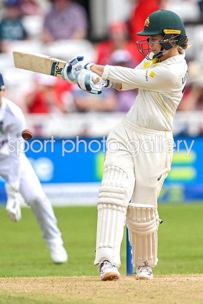 Phoebe Litchfield Australia bats v England Women's Ashes Test Match Trent Bridge 2023