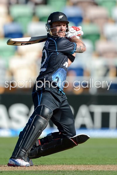 Brendan McCullum New Zealand v England Napier 2013