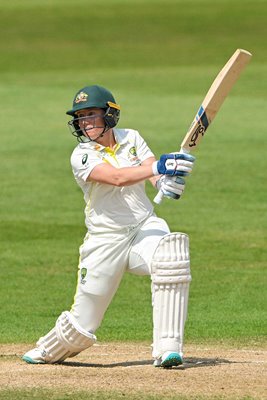 Alyssa Healy Australia bats v England Women's Ashes Test Match Trent Bridge 2023
