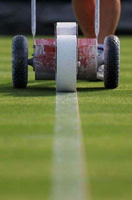 Line painting Wimbledon Tennis Championships 2023