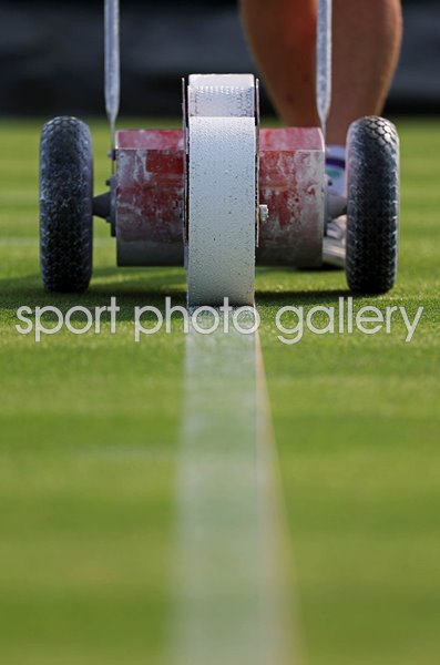 Line painting Wimbledon Tennis Championships 2023