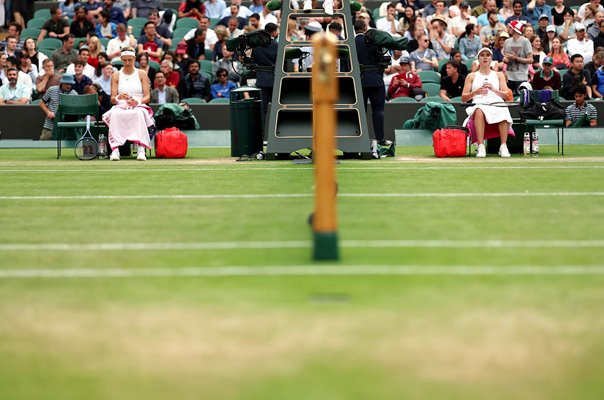 Elina Svitolina Ukraine v Victoria Azarenka Wimbledon 2023