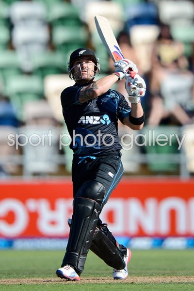 Brendan McCullum New Zealand v England Napier 2013