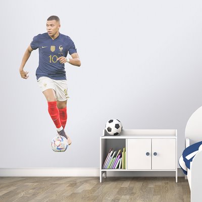 Kylian Mbappe France On The Ball V Denmark Group D World Cup 2022 Wall Sticker