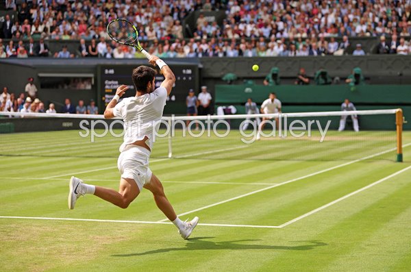 Carlos Alcaraz Spain v Novak Djokovic Serbia Wimbledon Final 2023
