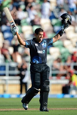 Ross Taylor New Zealand Century v England 2013