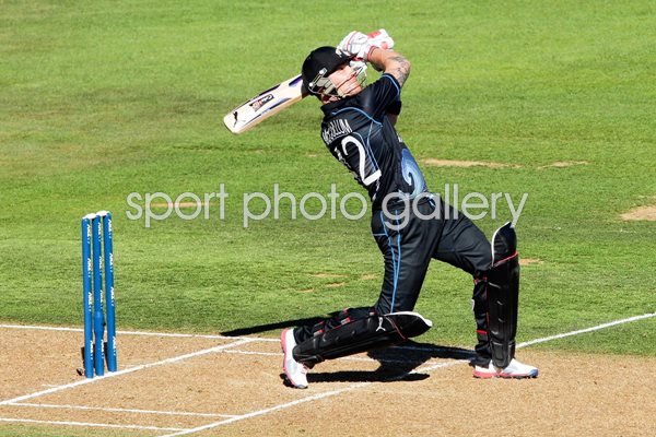 Brendan McCullum New Zealand v England Napier 2013