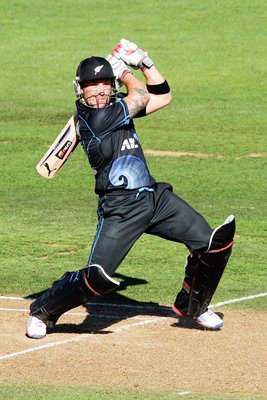 Brendan McCullum New Zealand v England Napier 2013