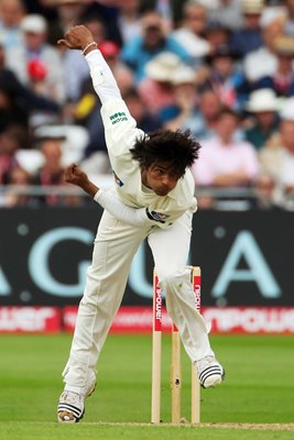 Mohammad Aamer bowls v England 2010
