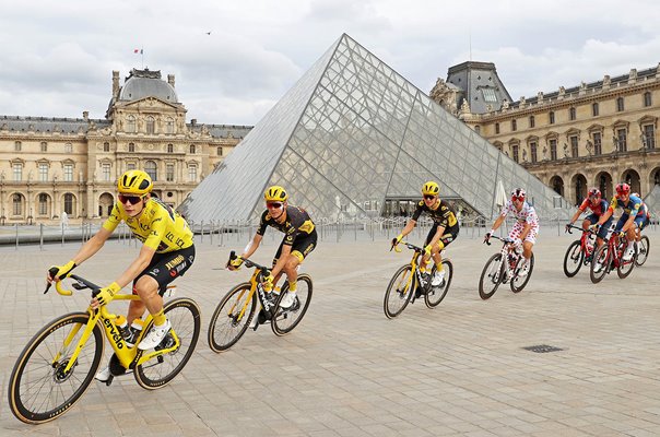 Jonas Vingegaard Denmark Louvre Museum Stage 21 Paris Tour de France 2023