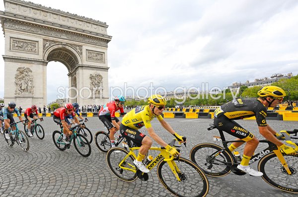 Jonas Vingegaard Denmark Arc de Troimphe Paris Tour de France 2023