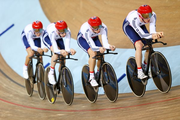 Ed Clancy GB Team Pursuit Track Worlds 2013