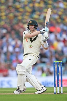 Steve Smith Australia bats v England 5th Ashes Test Oval 2023