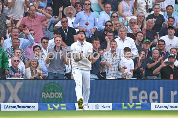 Ben Stokes England boundary catch 2#3 v Australia Ashes Test Oval 2023