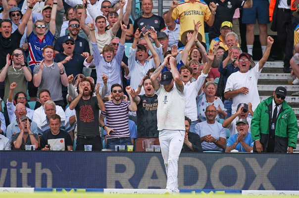 Ben Stokes England boundary catch 3#3 v Australia Ashes Test Oval 2023
