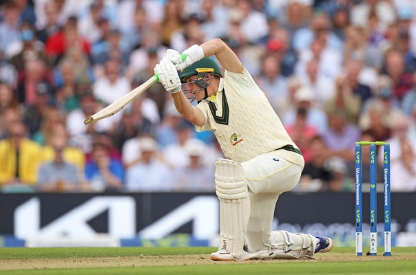 Marnus Labuschagne Australia bats v England 5th Ashes Test Oval 2023