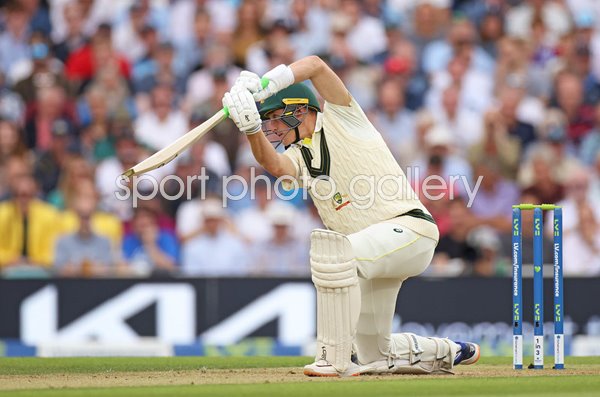 Marnus Labuschagne Australia bats v England 5th Ashes Test Oval 2023