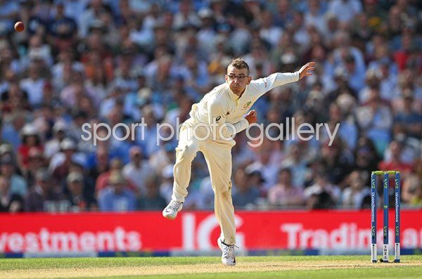 Todd Murphy Australia bowls v England 5th Ashes Test Oval 2023
