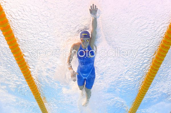 Sarah Sjoestroem Sweden Gold Women's 50m Freestyle European Swimming Rome 2022
