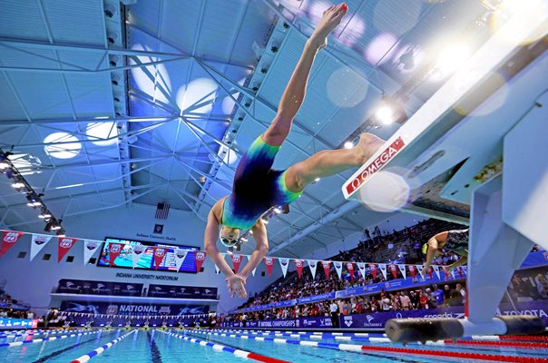 Katie Ledecky 200m Freestyle Start US National Championships Indianapolis 2023