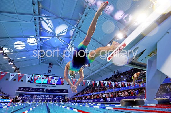 Katie Ledecky 200m Freestyle Start US National Championships Indianapolis 2023