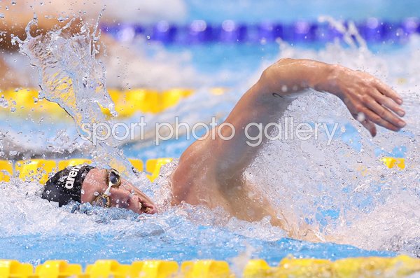 Daniel Wiffen Ireland 1500m Freestyle Final World Swimming Fukuoka 2023 