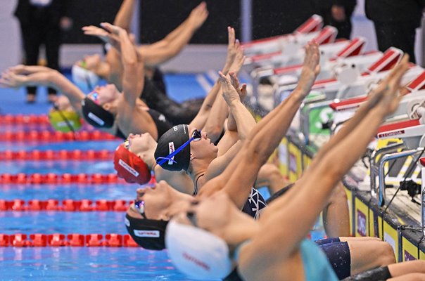 Regan Smith USA Women's 200m Backstroke Start World Swimming Fukuoka 2023  