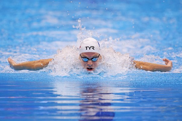 Leon Marchand France 200m Individual Medley Butterfly heats World Swimming Fukuoka 2023