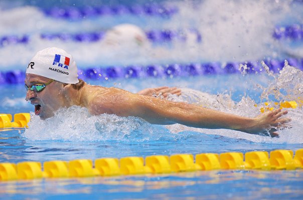 Leon Marchand France 200m Butterfly Final World Swimming Fukuoka 2023