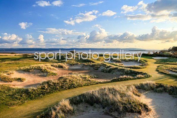 View from par 3 15th tee Royal Liverpool Golf Club Hoylake 2021