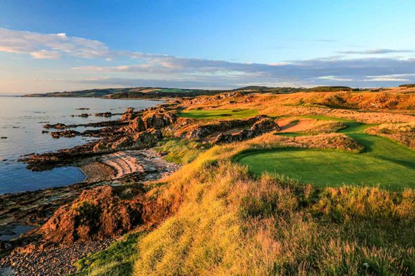 View from par 3 11th tee Ailsa Course Turnberry Resort 2021