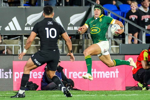 Cheslin Kolbe South Africa v New Zealand Rugby Championship Auckland 2023
