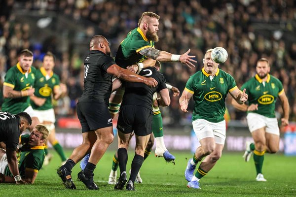 RG Snyman South Africa offloads v New Zealand Rugby Championship Auckland 2023