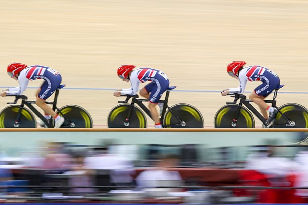 Great Britain Gold Women's Team Pursuit Worlds 2013