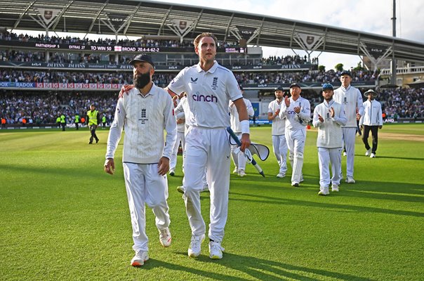 Stuart Broad England shares Test Farewell with Moeen Ali Ashes Test Oval 2023