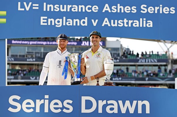 Captains Pat Cummins Australia & Ben Stokes England share Ashes Series 2023
