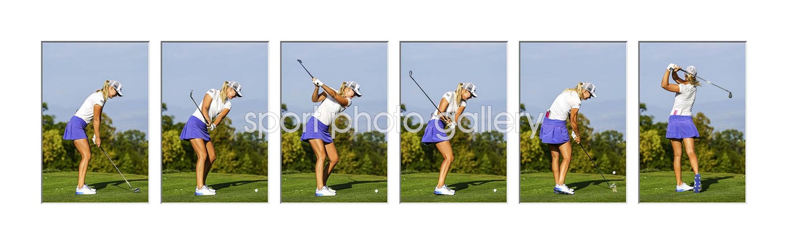 Anna Nordqvist Sweden Six Stage Swing Sequence Collage 