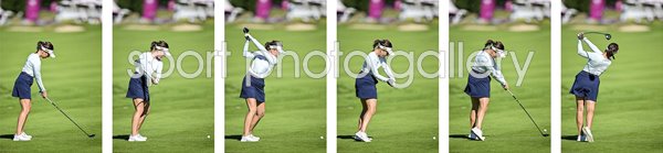 Georgia Hall England Six Stage Swing Sequence Collage