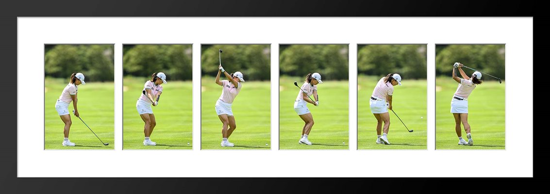 Jin Young Ko South Korea Six Stage Swing Sequence Collage 