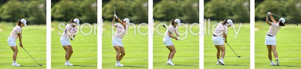 Jin Young Ko South Korea Six Stage Swing Sequence Collage