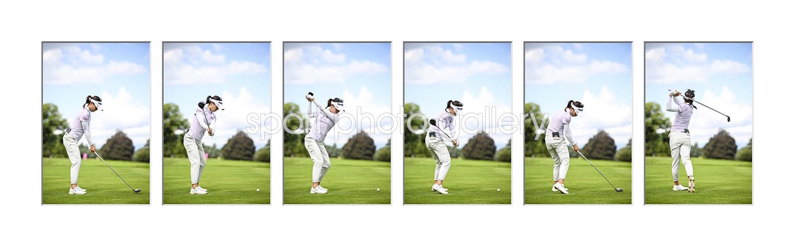 Lydia Ko Six Stage Swing Sequence Collage 2023
