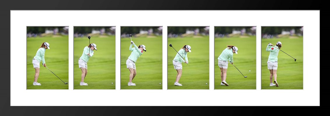 Leona Maguire Ireland Six Stage Swing Sequence Collage