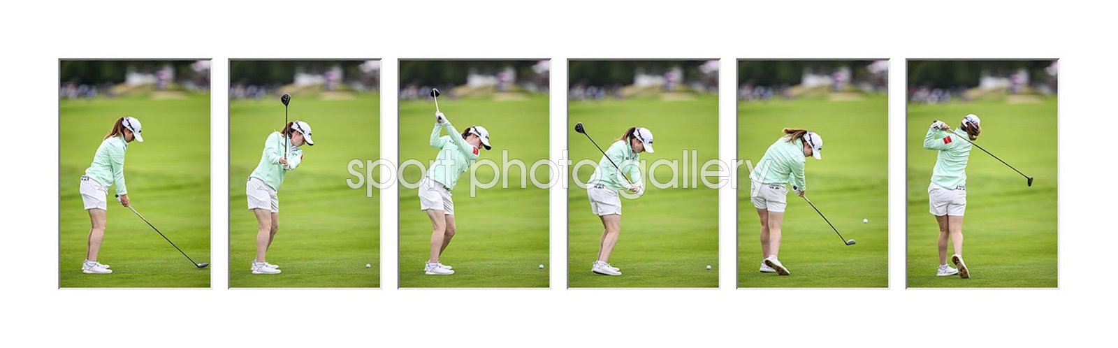 Leona Maguire Ireland Six Stage Swing Sequence Collage