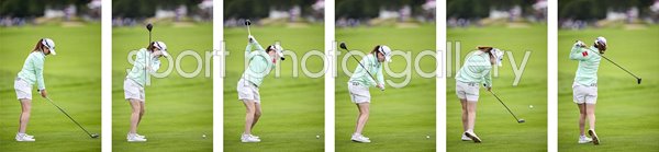 Leona Maguire Ireland Six Stage Swing Sequence Collage