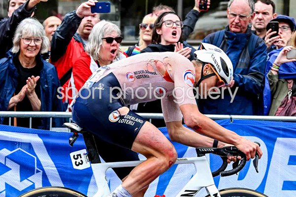 Mathieu Van Der Poel Netherlands Road Race Cycling Worlds Glasgow 2023  