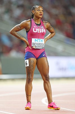 Sha'Carri Richardson USA 100m World Champion Budapest 2023