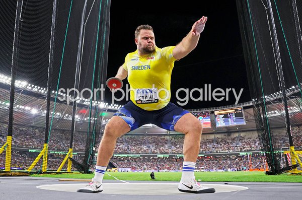 Daniel Stahl Sweden Shot Put Champion World Athletics Budapest 2023