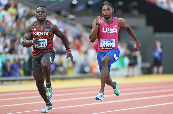 Noah Lyles USA 100m Semi Final World Athletics Budapest 2023