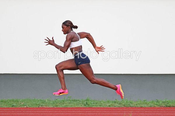 Dina Asher-Smith Great Britain 100m Training World Athletics Budapest 2023